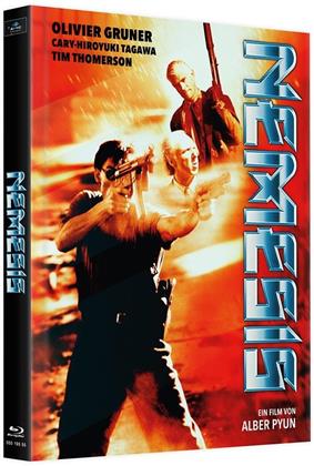 Nemesis (1992) (Cover B, Limited Edition, Mediabook, Remastered, Uncut, 2 Blu-rays + 2 DVDs)