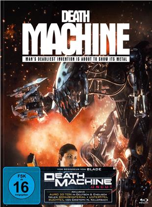 Death Machine (1994) (Cover C, Limited Edition, Mediabook, Uncut, Blu-ray + DVD)
