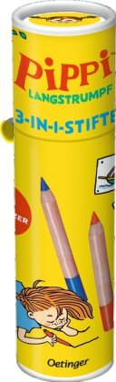 Pippi Langstrumpf. 3-in-1-Stifte