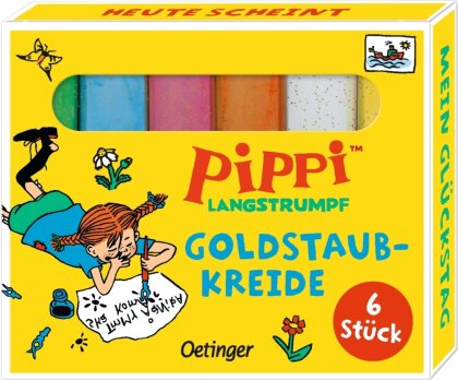 Pippi Langstrumpf. Goldstaubkreide