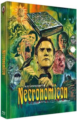 Necronomicon (1993) (Cover C, Limited Edition, Mediabook, Uncut, Blu-ray + 2 DVDs)