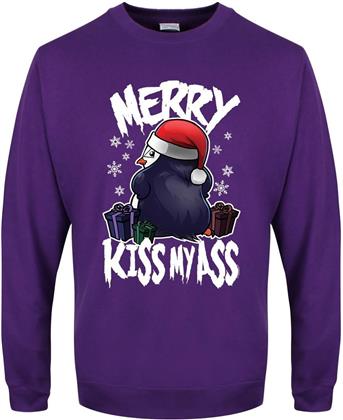 Psycho Penguin - Merry Kiss My Ass - Christmas Jumper