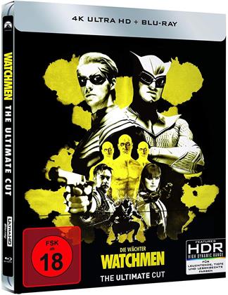 Watchmen (2009) (Ultimate Cut, Limited Edition, Steelbook, 4K Ultra HD + Blu-ray)