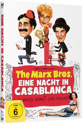 Eine Nacht in Casablanca - The Marx Bros. (1946) (n/b, Édition Limitée, Mediabook, Blu-ray + DVD)