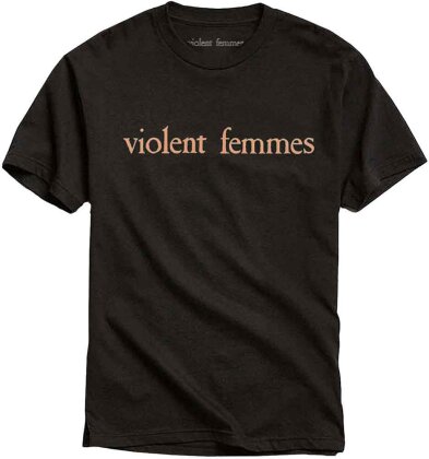Violent Femmes Unisex T-Shirt - Salmon Pink Vintage Logo