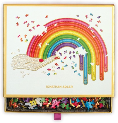 Jonathan Adler: Rainbow Hand - 750 Piece Shaped Puzzle
