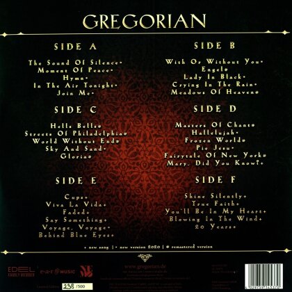 Gregorian - 20/2020 (3 LPs)