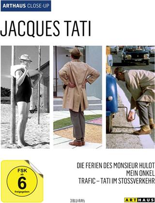 Jacques Tati - Die Ferien des Monsieur Hulot / Mein Onkel / Trafic - Tati im Stossverkehr (Arthaus Close-Up, 3 Blu-rays)