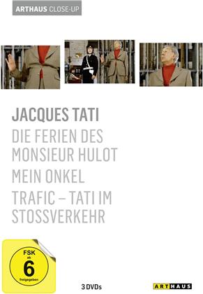 Jacques Tati - Die Ferien des Monsieur Hulot / Mein Onkel / Trafic - Tati im Stossverkehr (Arthaus Close-Up, 3 DVDs)