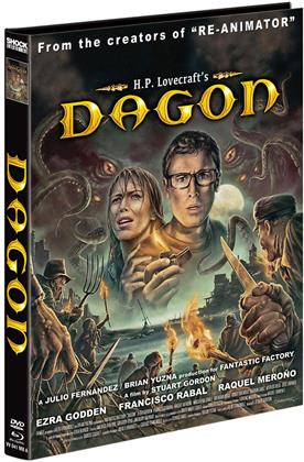 Dagon (2001) (Cover A, Limited Edition, Mediabook, Blu-ray + DVD)