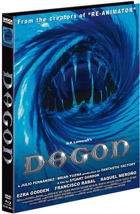 Dagon (2001) (Cover C, Limited Collector's Edition, Mediabook, Blu-ray + DVD)