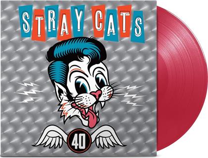 Stray Cats - 40 (Limited Edition, Transparent Red Vinyl, LP)