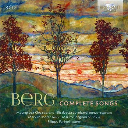 Alban Berg (1885-1935), Stefanie Köhler, Myung Jea Kho, Elisabetta Lombardi, Mark Milhofer, … - Complete Songs (3 CDs)