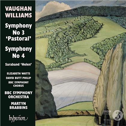 BBC Symphony Orchestra, Ralph Vaughan Williams (1872-1958), Martyn Brabbins & Elizabeth Watts - Symphonies Nos. 3 & 4