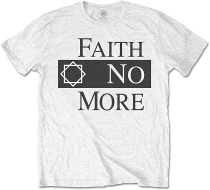 Faith No More Unisex T-Shirt - Classic Logo V.2. (White)