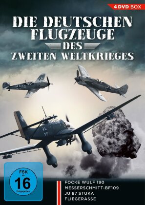 Die deutschen Flugzeuge des Zweiten Weltkrieges (4 DVDs)
