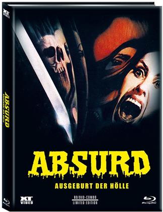 Absurd - Ausgeburt der Hölle (1981) (Cover C, Edizione Limitata, Mediabook, Uncut, Blu-ray + DVD)