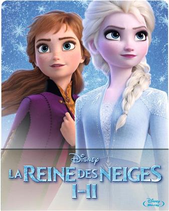 La Reine des Neiges 1 & 2 (Limited Edition, Steelbook, 2 Blu-rays)