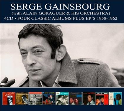 Serge Gainsbourg - Four Classic Albums Plus Eps 1958-1962 (Digipack, 4 CD)