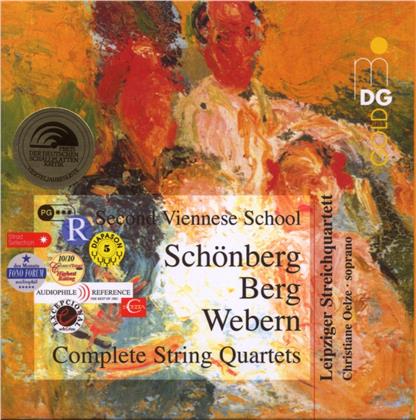 Leipziger Streichquartett, Arnold Schönberg (1874-1951), Alban Berg (1885-1935) & Anton Webern (1883-1945) - Second Viennese School (5 CDs)