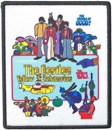 The Beatles Woven Patch - Yellow Submarine Movie Poster (Standard)