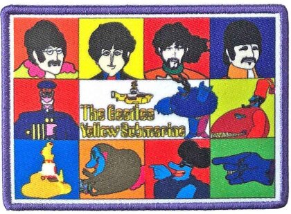 The Beatles Woven Patch - Yellow Submarine Characters (Standard)