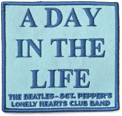 The Beatles Standard Woven Patch - A Day In The Life