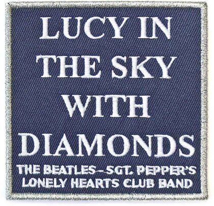 The Beatles Standard Woven Patch - Lucy In The Sky with Diamonds