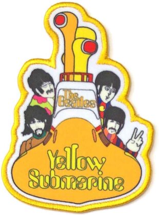The Beatles Standard Woven Patch - Yellow Submarine All Aboard