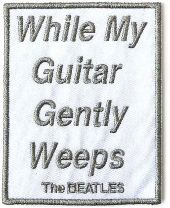 The Beatles Standard Woven Patch - While My Guitar Gently Weeps