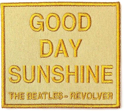 The Beatles Standard Woven Patch - Good Day Sunshine