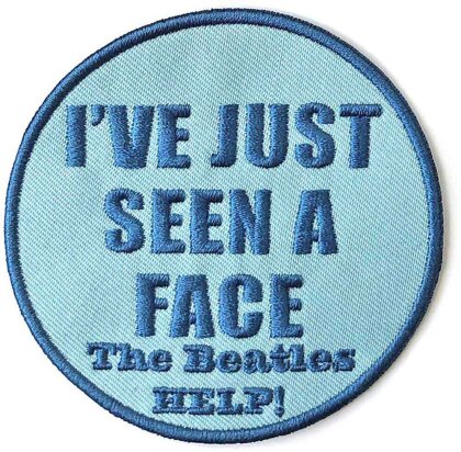 The Beatles Standard Woven Patch - I've Just Seen A Face