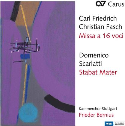 Carl Friedrich Christian Fasch (1736-1800), Domenico Scarlatti (1685-1757), Frieder Bernius & Kammerchor Stuttgart - Missa A 16 Voci / Stabat Mater