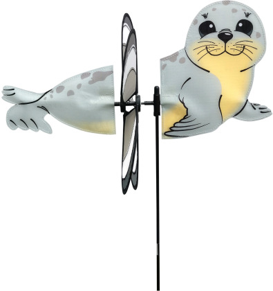 Windspiel Spin Critter Seal - Höhe 63 cm, Breite 32 cm,