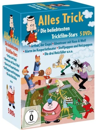 Alles Trick - Die beliebtesten Trickfilm-Stars (5 DVDs)