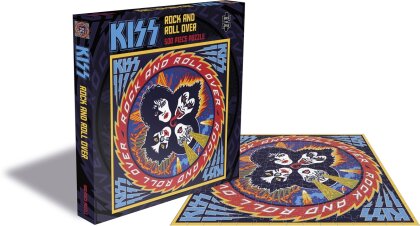 Kiss: Rock Saws - Rock & Roll Over (Puzzle 500 Pezzi)
