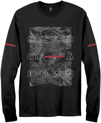 System Of A Down - Eye Collage (Black) Longsleeve
