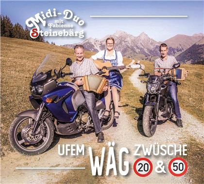 Midi-Duo Steinebärg mit Fabienne - Uf em Wäg zwüsche 20 & 50 (2 CDs)