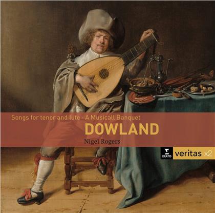 Nigel Rogers, Jordi Savall, Anthony Bailes, John Dowland (1563-1626), Anthony Holborne (1565-1602), … - Songs for tenor and luth (2 CD)