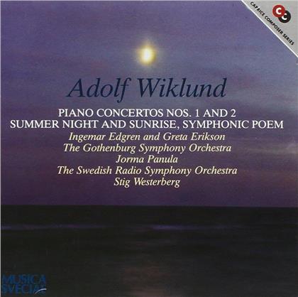 Adolf Wiklund (1879-1950), Jorma Panula, Stig Westerberg, Ingemar Edgren, Greta Erikson, … - Piano Concertos No. 1 & 2