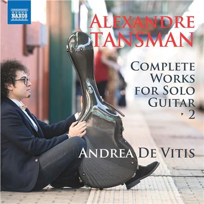 Alexandre Tansman (1897-1986) & Andrea de Vitis - Works For Solo Guitar 2