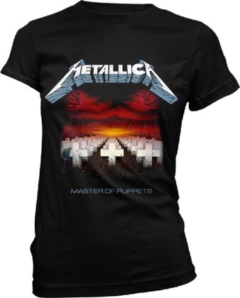 Metallica - Master Of Puppets Tracks (Black) - Grösse M