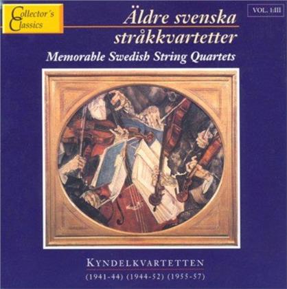 The Kyndel Quartet, Franz Berwald, Dag Wirén (1905-1986), Ludwig van Beethoven (1770-1827), Nils Castegren, … - Äldre svenska strakkvartetter Vol. 1:III - Memorable Swedish String Quartets 3