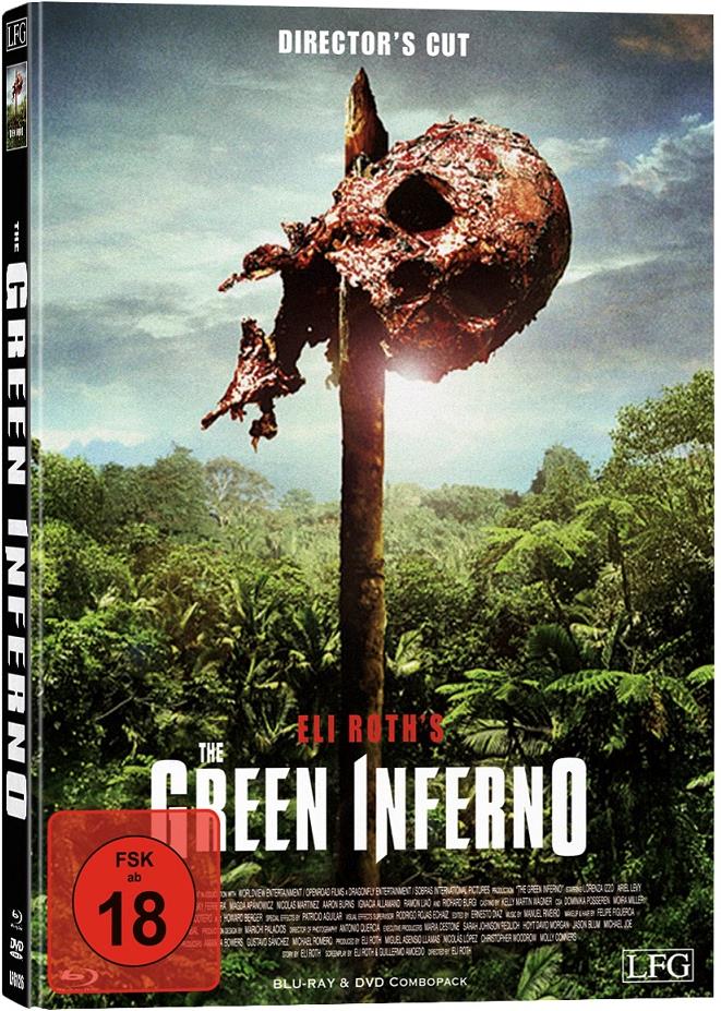 The Green Inferno (2013) (Cover E, Director's Cut, Edizione Limitata, Mediabook, Uncut, Blu-ray + DVD)