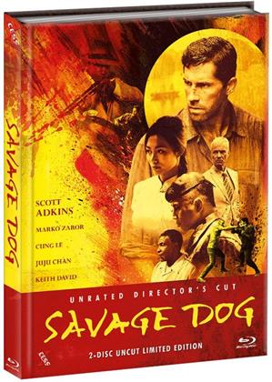 Savage Dog (2017) (Unrated Director's Cut, Cover B, Limited Edition, Mediabook, Uncut, Blu-ray + DVD)