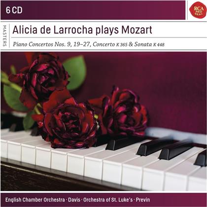 Alicia de Larrocha & Wolfgang Amadeus Mozart (1756-1791) - Alicia de Larrocha Plays Mozart (6 CDs)