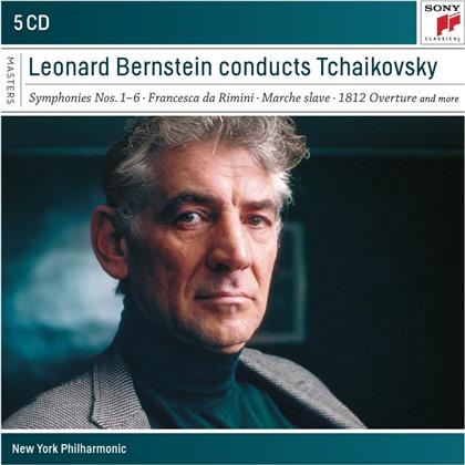 Wolfgang Amadeus Mozart (1756-1791) & Leonard Bernstein (1918-1990) - Bernstein Conducts Tchaikovsky (5 CD)