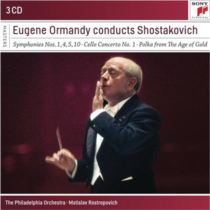 Eugène Ormandy & Dimitri Schostakowitsch (1906-1975) - Eugene Ormandy Conducts Shostakovich (3 CDs)