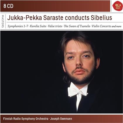 Jukka-Pekka Saraste & Jean Sibelius (1865-1957) - Jukka-Pekka Saraste Conducts Sibelius (8 CDs)