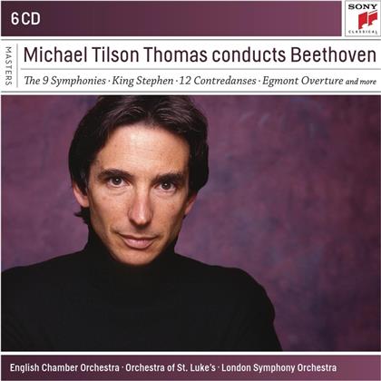 Michael Tilson Thomas & Ludwig van Beethoven (1770-1827) - Michael Tilson Thomas Conducts Beethoven (6 CD)